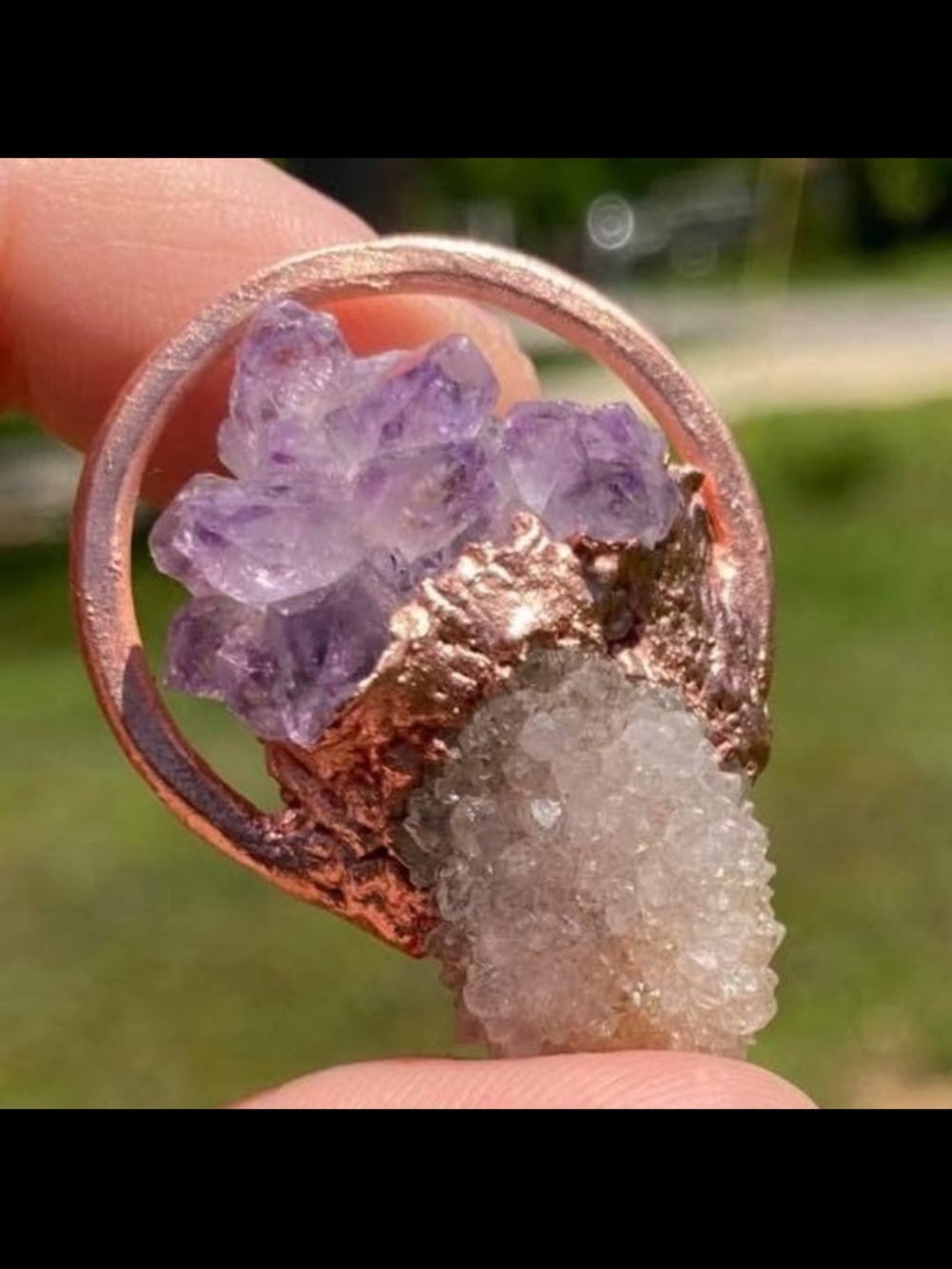 Handcrafted Electroformed Pendant - Picture 2 of 2